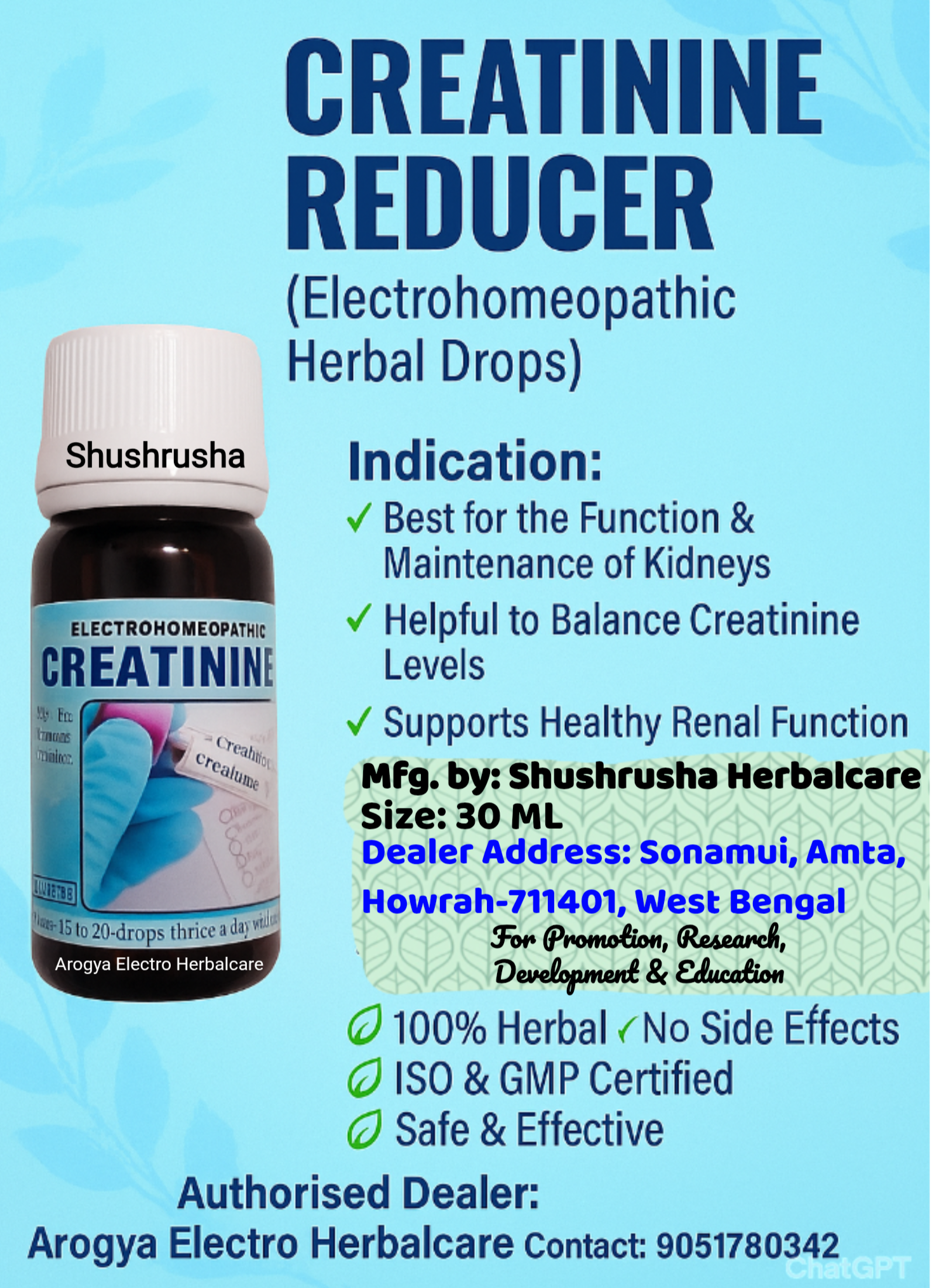 CREATININE REDUCER