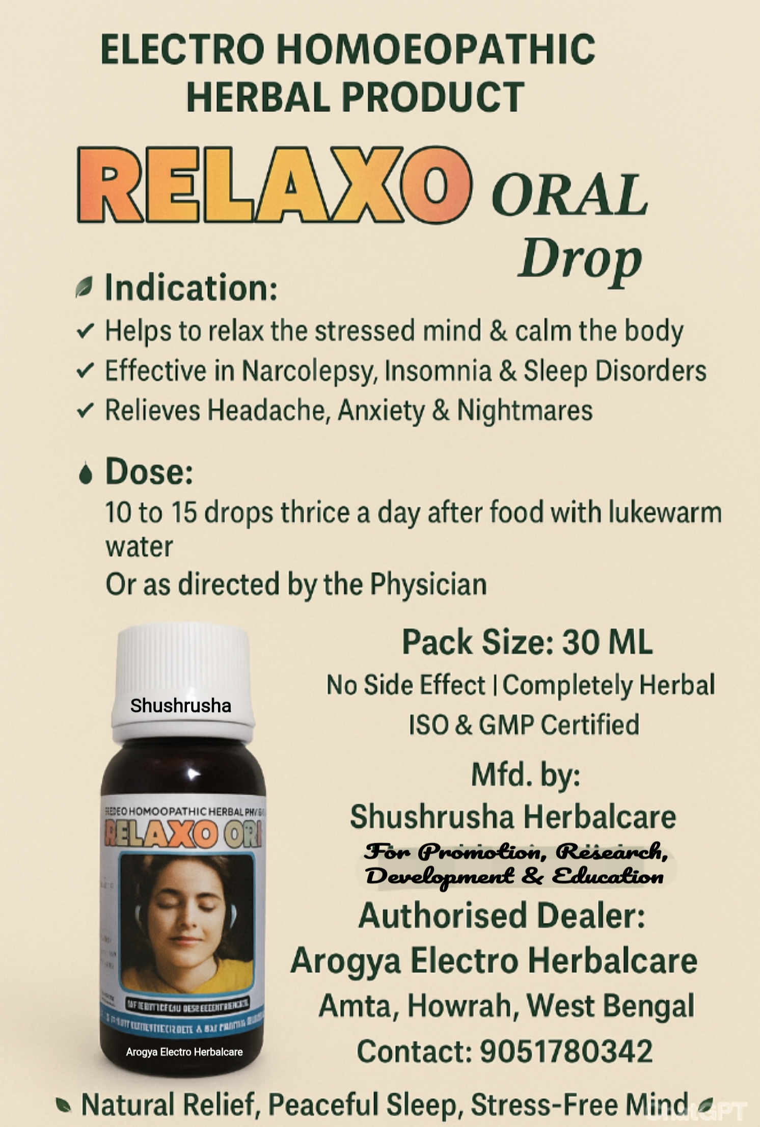 RELAXO ORAL DROP